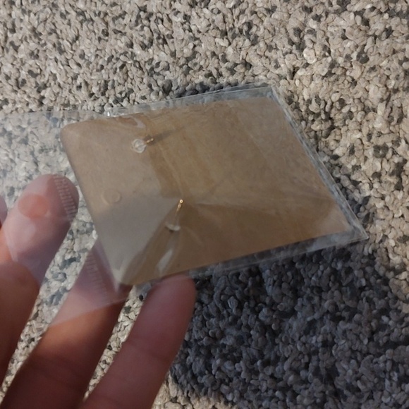 Light Pink Butterfly Stud Earrings - Picture 2 of 3